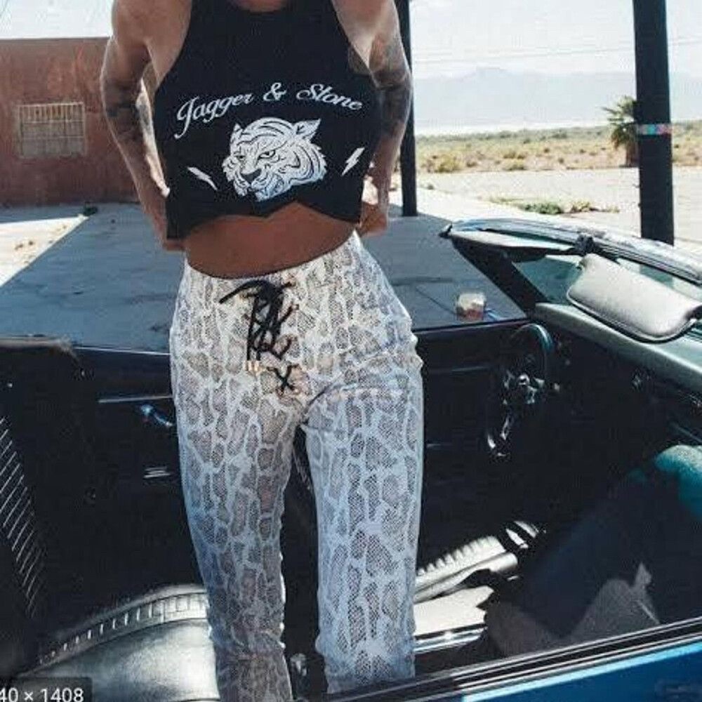 Jagger and Stone Snake Print Pants